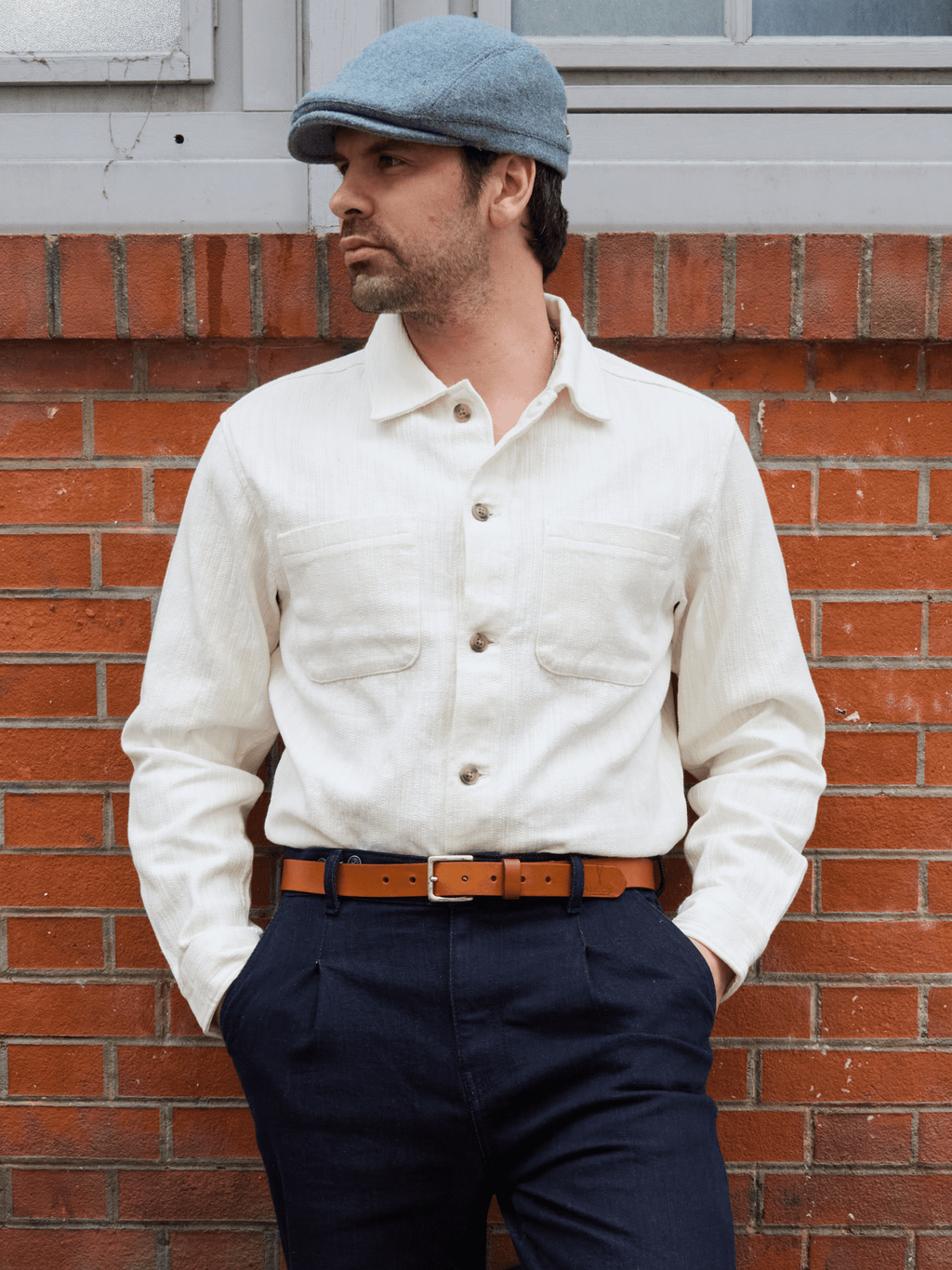 Ceinture en Cuir Vertical x Pierrot - Pierrot