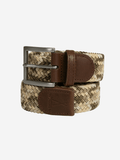 Ceinture tressée marron beige kaki Pierrot x Vertical - Pierrot