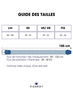 Ceinture tressée marron beige kaki Pierrot x Vertical - Pierrot