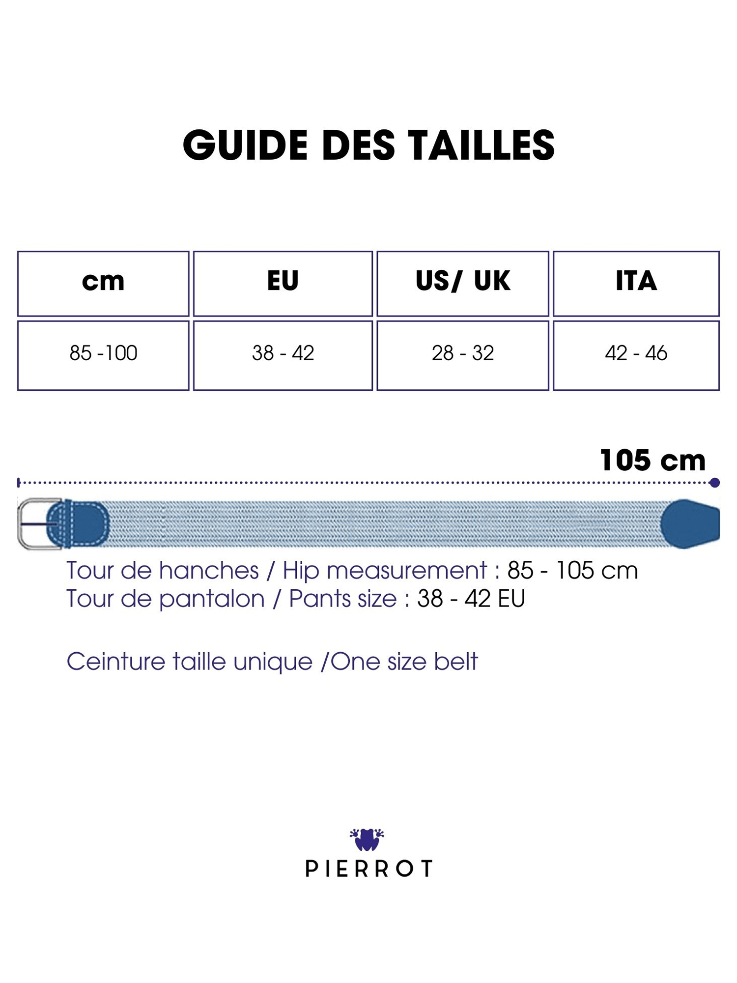 Ceinture tressée marron beige kaki Pierrot x Vertical - Pierrot