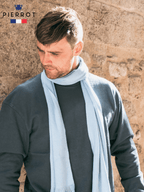 Écharpe en laine orage - Pierrot