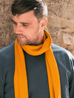 Écharpe en laine orange - Pierrot