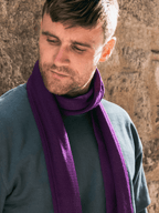 Écharpe en laine raisin - Pierrot