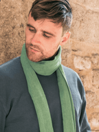 Écharpe en laine vert - Pierrot