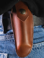Etui à couteau Cognac Pierrot x Vertical