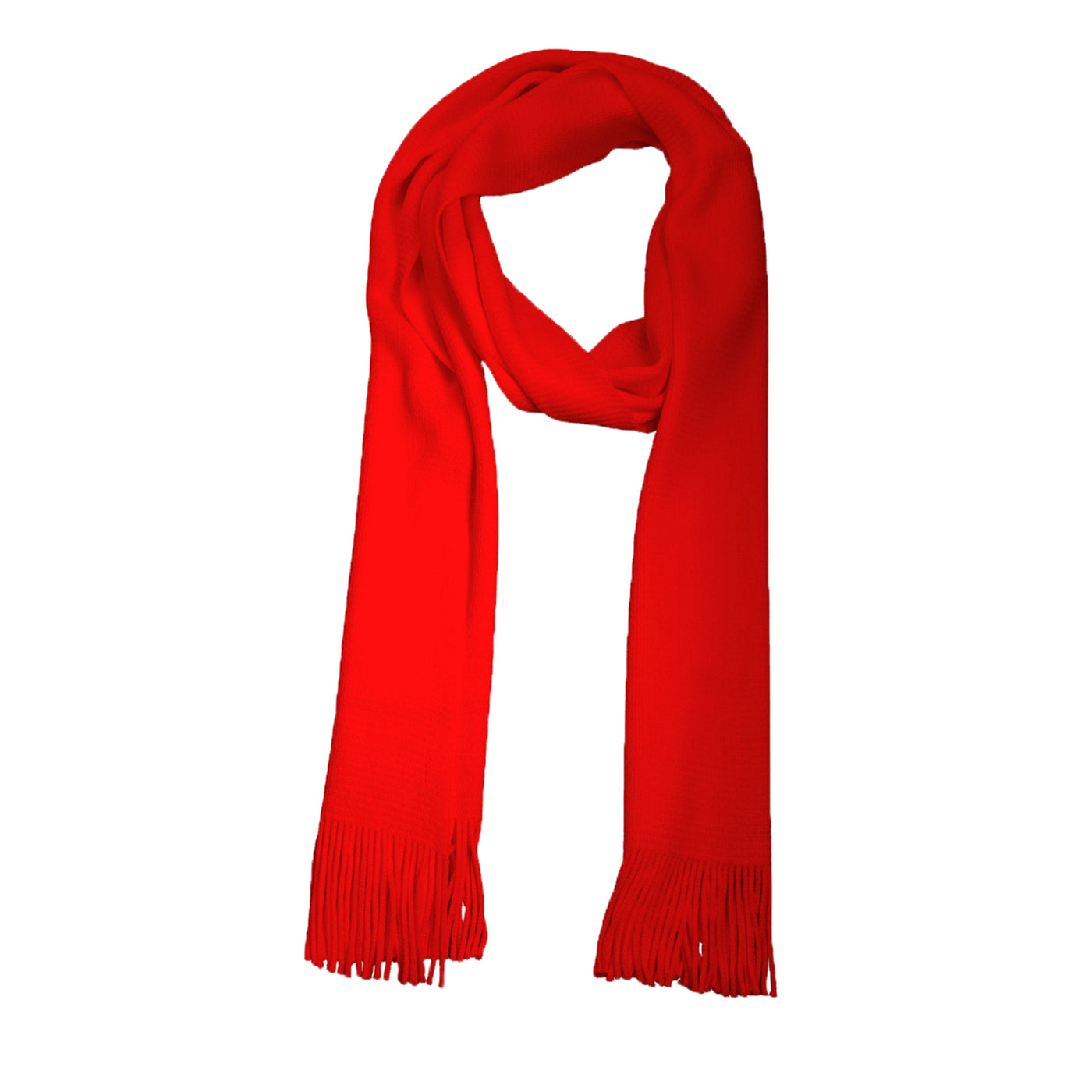 Écharpe en laine rouge