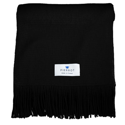 Écharpe en laine noir