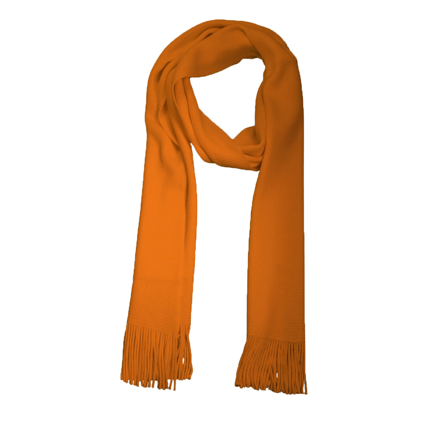 Écharpe en laine orange