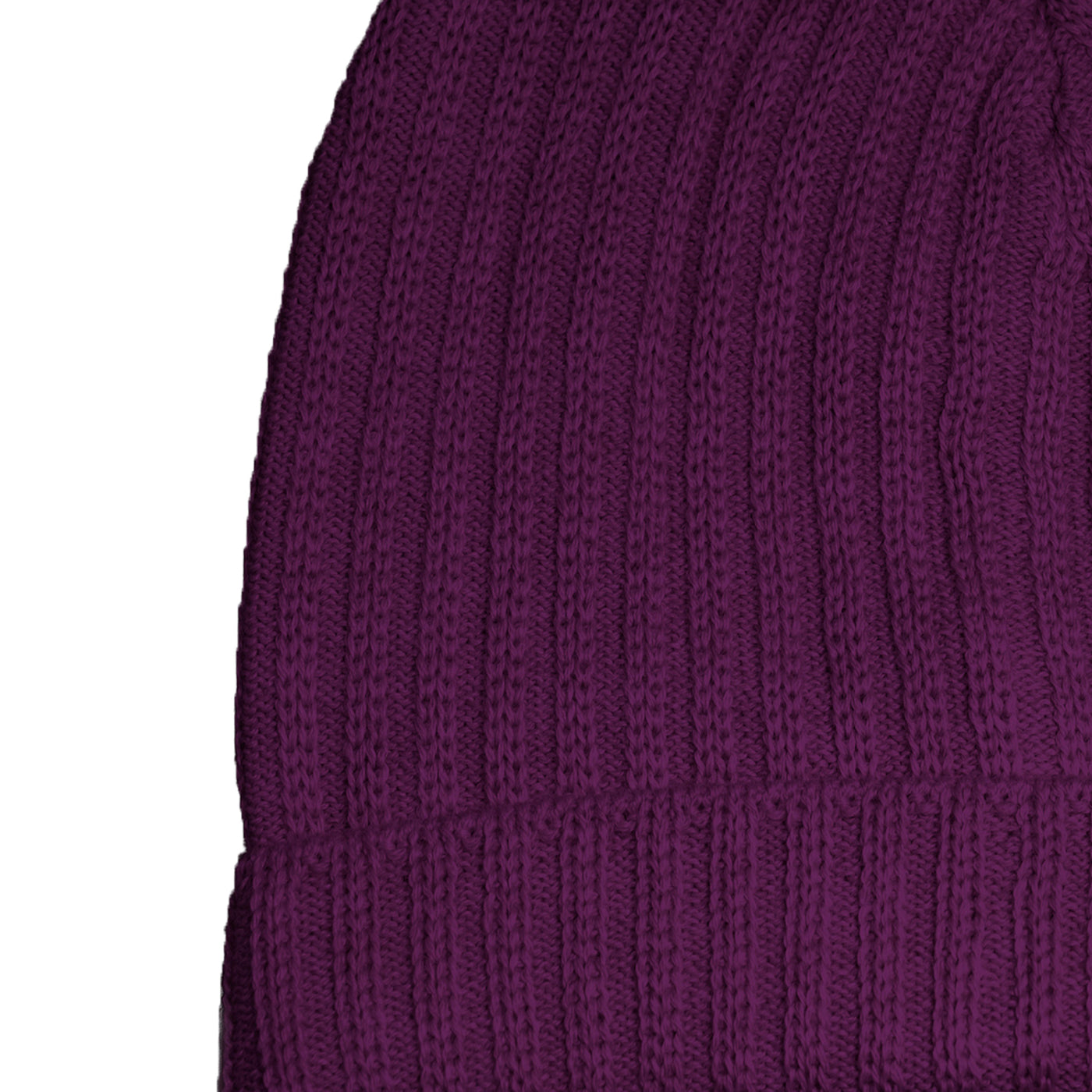 Bonnet en laine violet