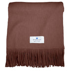 Écharpe en laine chocolat - Pierrot