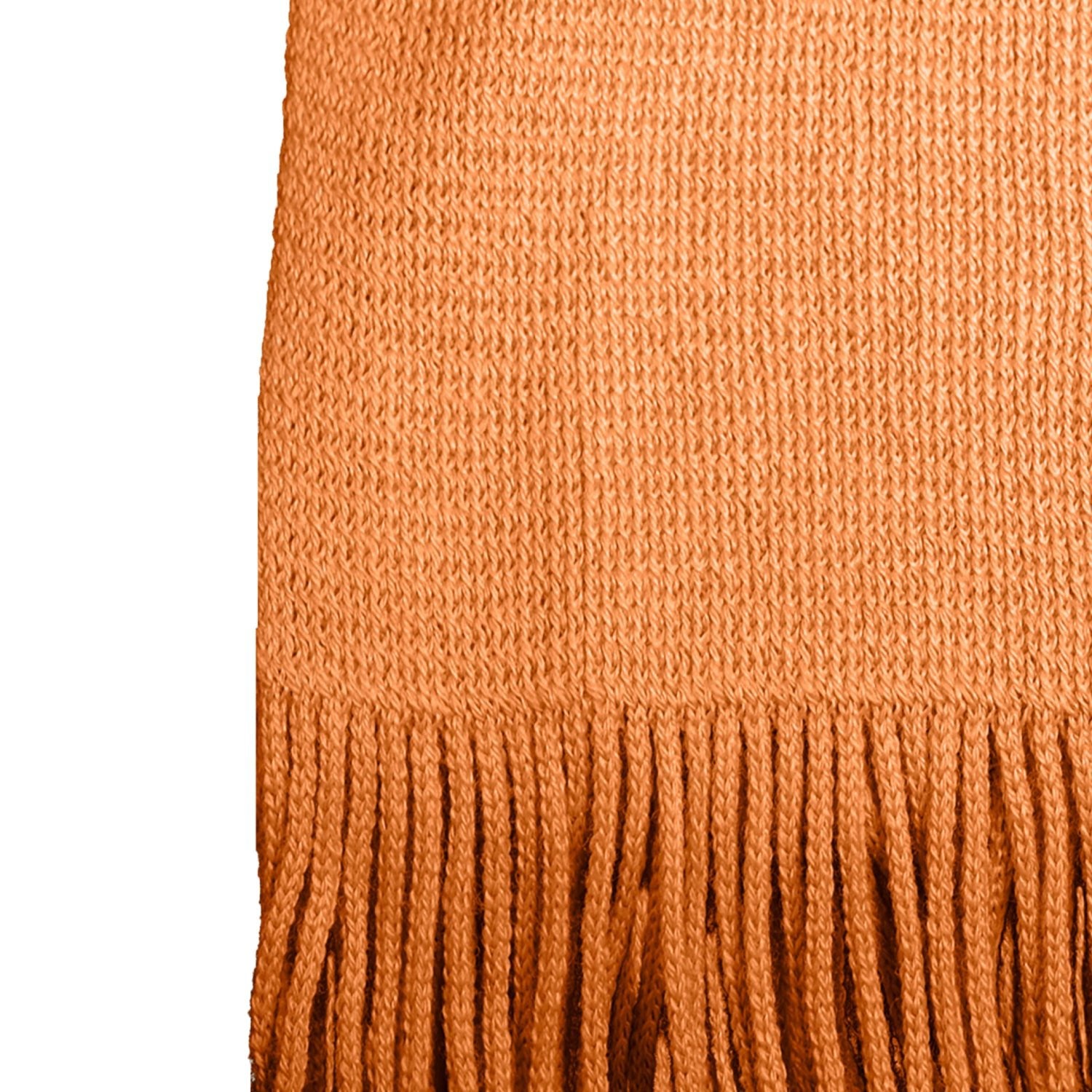 Écharpe en laine orange - Pierrot