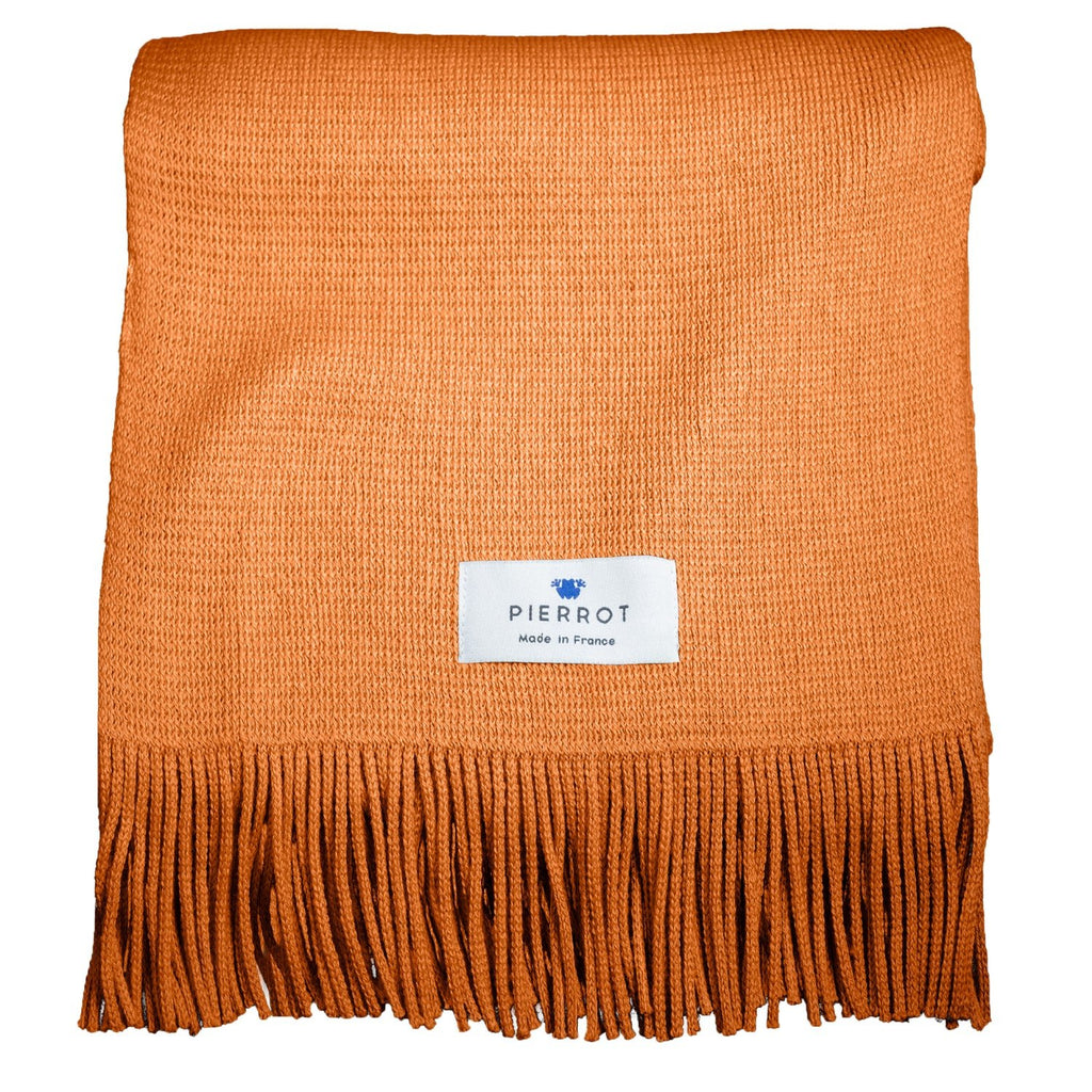 Écharpe en laine orange - Pierrot