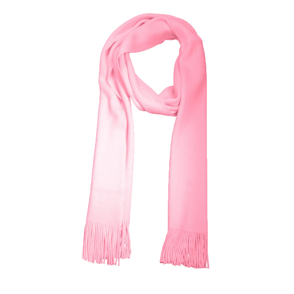 Écharpe en laine rose sorbet - Pierrot