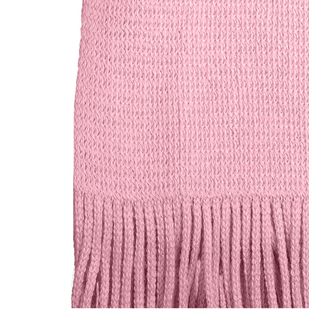 Écharpe en laine rose sorbet - Pierrot