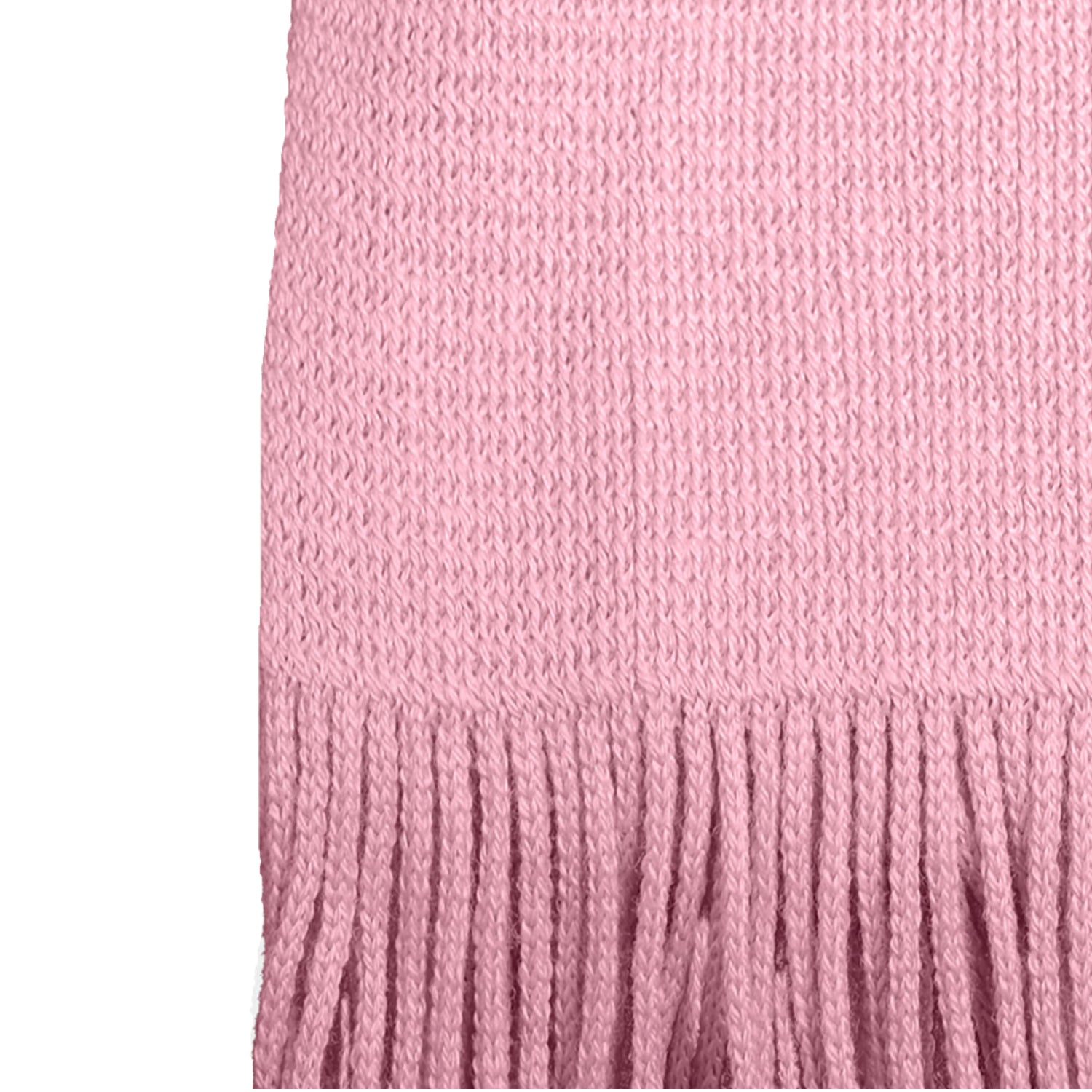 Écharpe en laine rose sorbet - Pierrot